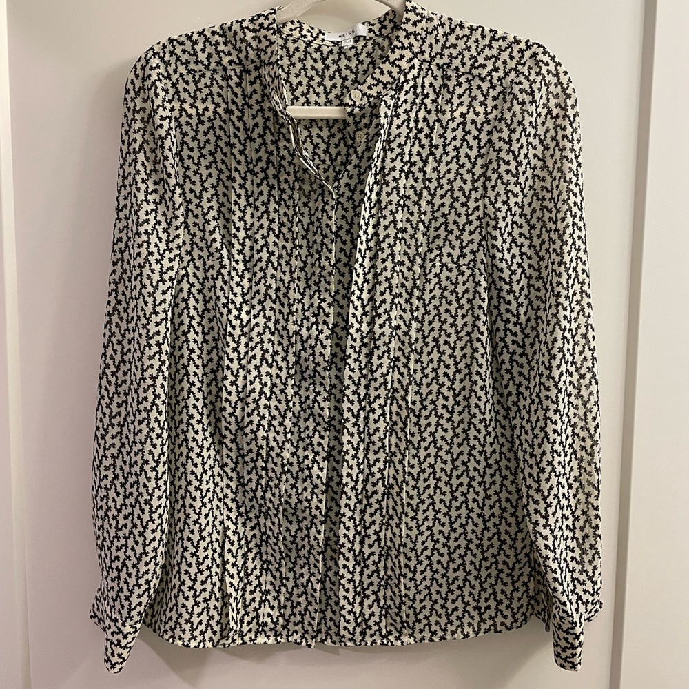 Reiss printed blouse